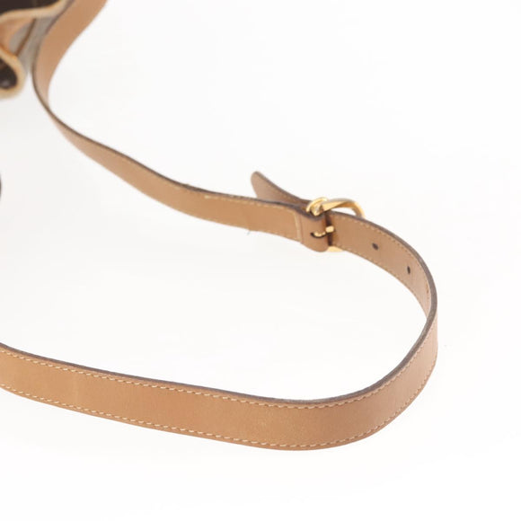 GUCCI Micro GG Supreme Shoulder Bag PVC Beige Gold 001 165 0937 Auth 143205