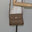 GUCCI Micro GG Supreme Shoulder Bag PVC Beige Gold Auth 143206-23