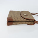 GUCCI Micro GG Supreme Shoulder Bag PVC Beige Gold Auth 143206-3