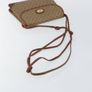 GUCCI Micro GG Supreme Shoulder Bag PVC Beige Gold Auth 143206-7