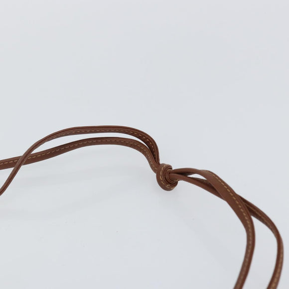 GUCCI Micro GG Supreme Shoulder Bag PVC Beige Gold Auth 143206