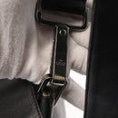 GUCCI Shoulder Bag Leather Black Silver Auth 143208-15