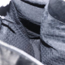 GUCCI Shoulder Bag Leather Black Silver Auth 143208-18