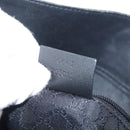 GUCCI Shoulder Bag Leather Black Silver Auth 143208-21