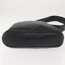 GUCCI Shoulder Bag Leather Black Silver Auth 143208-9