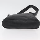 GUCCI Shoulder Bag Leather Black Silver Auth 143208-5