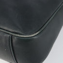 GUCCI Bamboo Hand Bag Leather 2way Green Gold 001 2113 1638 Auth 143210-9