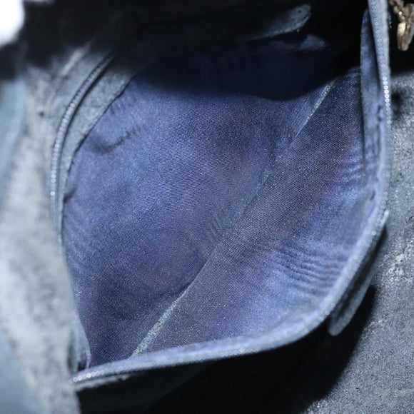 GUCCI Bamboo Hand Bag Leather 2way Green Gold 001 2113 1638 Auth 143210