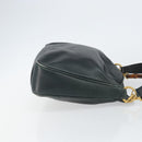 GUCCI Bamboo Hand Bag Leather 2way Green Gold 001 2113 1638 Auth 143210-3