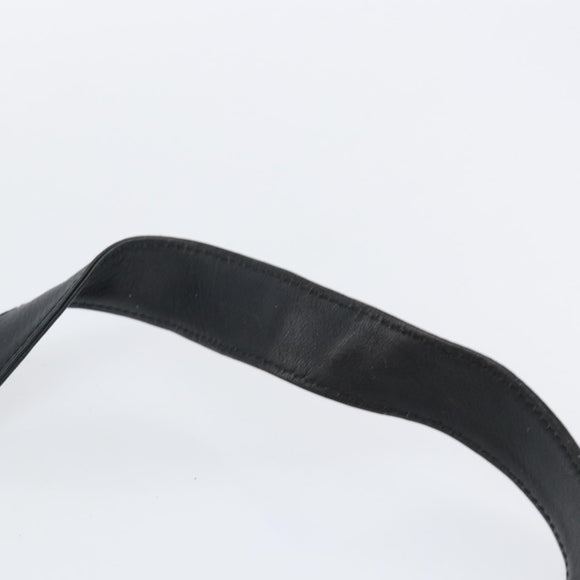 GUCCI Bamboo Hand Bag Suede Leather 2way Black Gold 001 3754 1638 Auth 143211