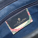 GUCCI GG Supreme Clutch Bag PVC Navy 111 01 037 Auth 143212-18