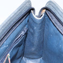 GUCCI GG Supreme Clutch Bag PVC Navy 111 01 037 Auth 143212-10