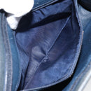 GUCCI GG Supreme Clutch Bag PVC Navy 111 01 037 Auth 143212-11