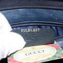 GUCCI GG Supreme Clutch Bag PVC Navy 111 01 037 Auth 143212-12