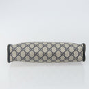 GUCCI GG Supreme Clutch Bag PVC Navy 111 01 037 Auth 143212-6