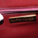 CARTIER Must Line Shoulder Bag Leather Bordeaux Gold Auth 143214-16