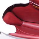 CARTIER Must Line Shoulder Bag Leather Bordeaux Gold Auth 143214-19