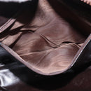 CELINE C Sulky Shoulder Bag Canvas Brown Gold Auth 143216-20