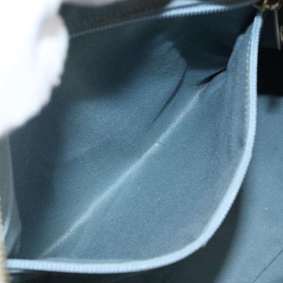 Salvatore Ferragamo Gancini Shoulder Bag Leather Gold Beige Auth 143218