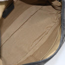 Salvatore Ferragamo Gancini Shoulder Bag Canvas Black Silver Auth 143219-11