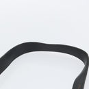 Salvatore Ferragamo Gancini Shoulder Bag Canvas Black Silver Auth 143219-8