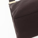 Salvatore Ferragamo Tote Bag Canvas Brown Gold Auth 143220-11