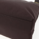 Salvatore Ferragamo Tote Bag Canvas Brown Gold Auth 143220-12