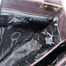 Salvatore Ferragamo Tote Bag Canvas Brown Gold Auth 143220-18