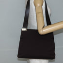 Salvatore Ferragamo Tote Bag Canvas Brown Gold Auth 143220-22