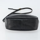 Salvatore Ferragamo Vala Shoulder Bag Leather Navy Gold Auth 143221-10