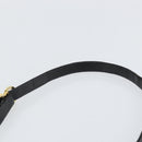 Salvatore Ferragamo Vala Shoulder Bag Leather Navy Gold Auth 143221-8