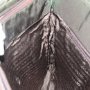 PRADA Tote Bag Nylon Khaki Silver Auth 143224-21