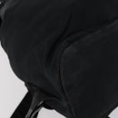 PRADA Backpack Nylon Black Silver Auth 143225-19