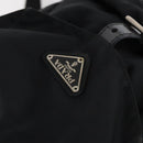 PRADA Backpack Nylon Black Silver Auth 143225-20