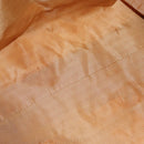 FENDI Zucca Canvas Hand Bag Yellow Gold Auth 143226-16