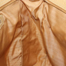 FENDI Zucca Canvas Hand Bag Yellow Gold Auth 143226-17