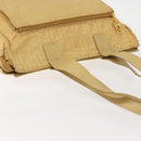 FENDI Zucca Canvas Hand Bag Yellow Gold Auth 143226-6