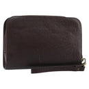 LOUIS VUITTON Taiga Baikal Clutch Bag Acajou M30186 LV Auth 143227-1