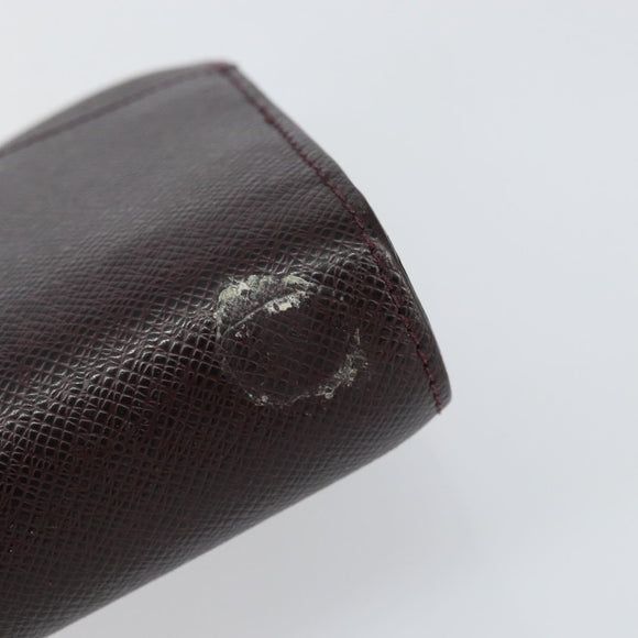 LOUIS VUITTON Taiga Baikal Clutch Bag Acajou M30186 LV Auth 143227