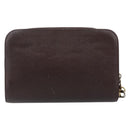 LOUIS VUITTON Taiga Baikal Clutch Bag Acajou M30186 LV Auth 143227-13