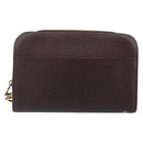 LOUIS VUITTON Taiga Baikal Clutch Bag Acajou M30186 LV Auth 143227-2