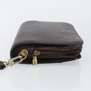 LOUIS VUITTON Taiga Baikal Clutch Bag Acajou M30186 LV Auth 143227-3
