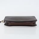 LOUIS VUITTON Taiga Baikal Clutch Bag Acajou M30186 LV Auth 143227-5