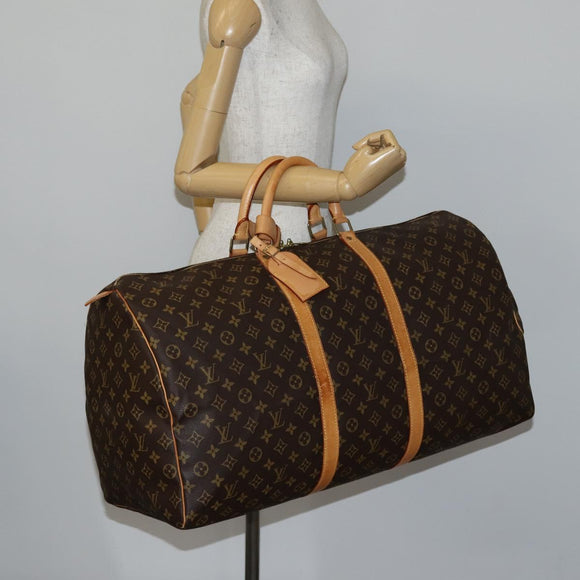 LOUIS VUITTON Monogram Keepall 60 Boston tas M41422 LV Auth 143229