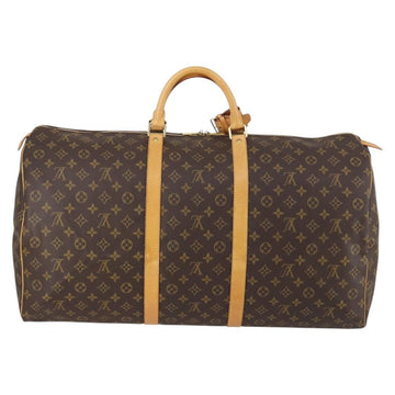 LOUIS VUITTON Monogram Keepall 60 Boston Bag M41422 LV Auth 143229 - 0