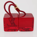 LOUIS VUITTON Hair Tie plastic Blue LV Auth 143232-7