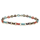 Salvatore Ferragamo Chain Belt plastic Gold Auth 143233-2