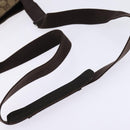 GUCCI GG Canvas Shoulder Bag Beige Silver Auth 143234-7