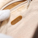 GUCCI GG Plus Supreme Shoulder Bag PVC Leather Beige Gold Auth 143237-16