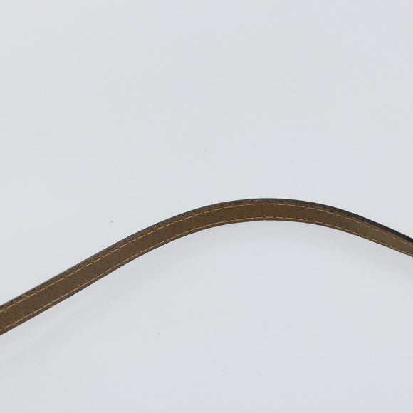 GUCCI GG Plus Supreme Shoulder Bag PVC Leather Beige Gold Auth 143237